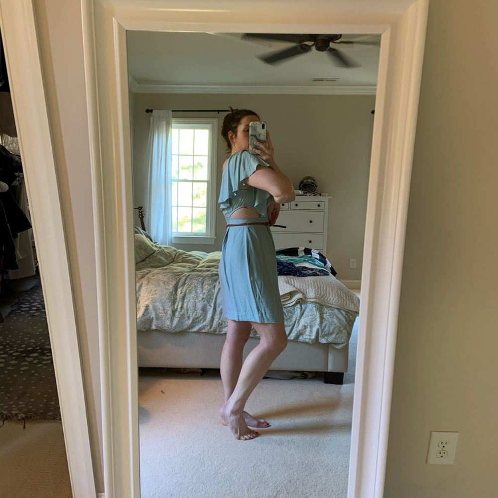 BCBGeneration Belted Backless Dress - Picture 4 of 5